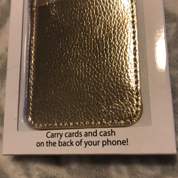 iDecoz 3-slot Phone Pocket in Gold SOLD - Picture 3 of 4